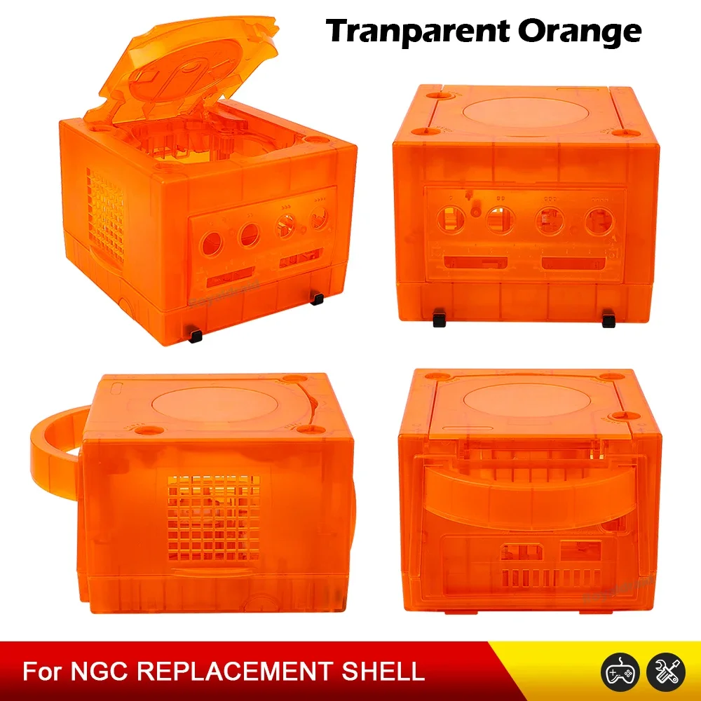 Transparent Black Blue Orange Purple Housing Replacement Shell Case For Gamecube NGC DOL-001 and DOL-101 Game Accssories