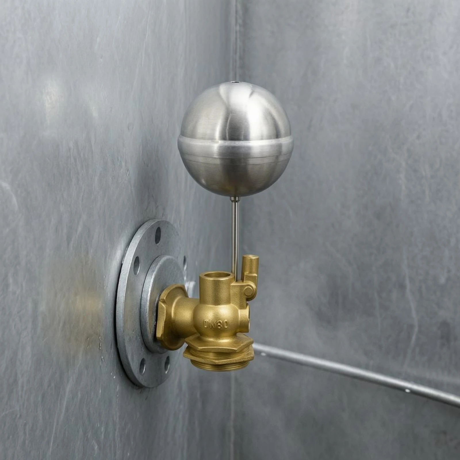 Buoyant Ball Valve Corrosion-Resistant Inline Buoyant Valve Plumbing Hardware Rust Resistance