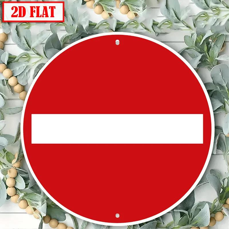 2D Flat, 1pc Classic Round Aluminum 