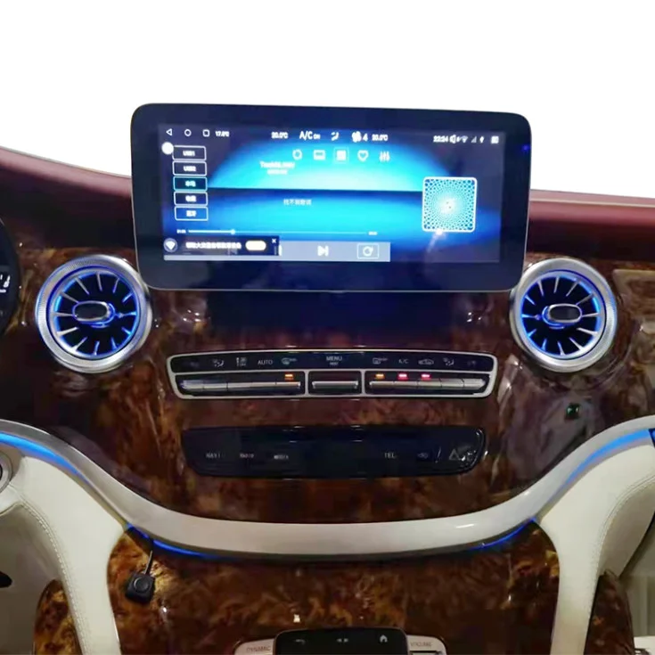 2024 الفاخرة VIP تعديل السيارات لوحة سيارة الديكور الداخلي ترقية الملحقات ل W447 فيتو Vclass