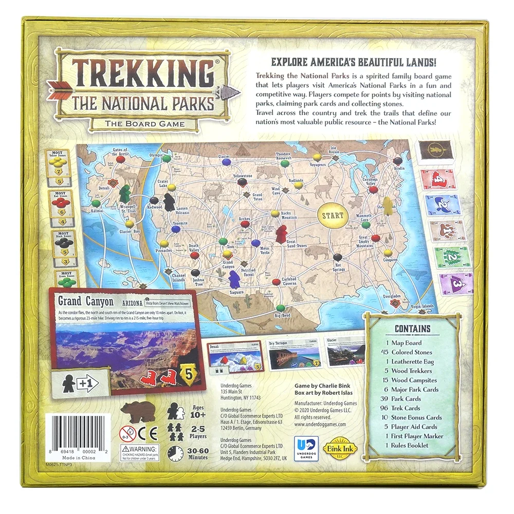 Trekking The National Parks The Award Winning Strategy Board Game For Family Night The Perfect Board Game For National Park Love