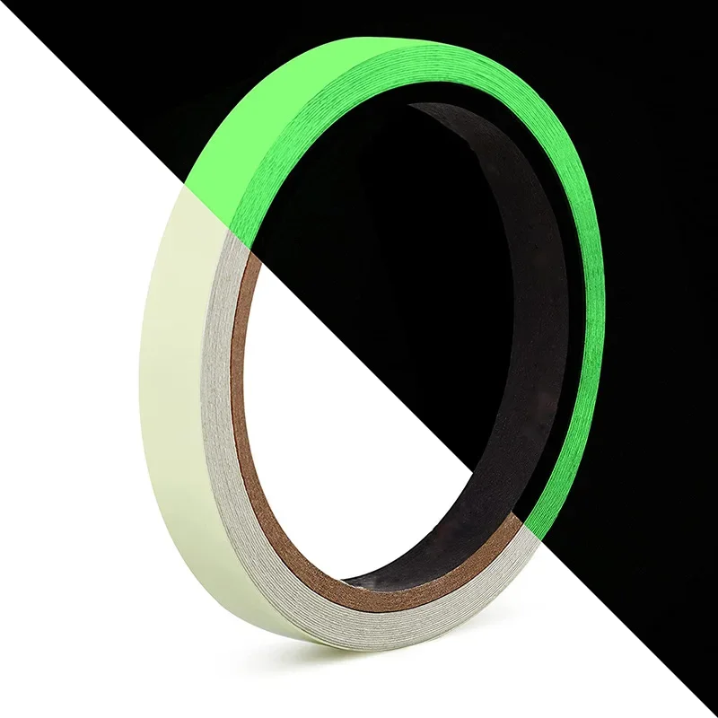 Cinta luminosa fluorescente verde para pesca, autoadhesiva y brillante - imagen 3