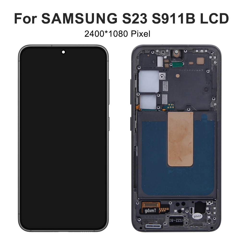 Para samsung s23 5g testado para s23 s911b s911u s911w s911n s911e display lcd tela de toque digitador assembléia substituição