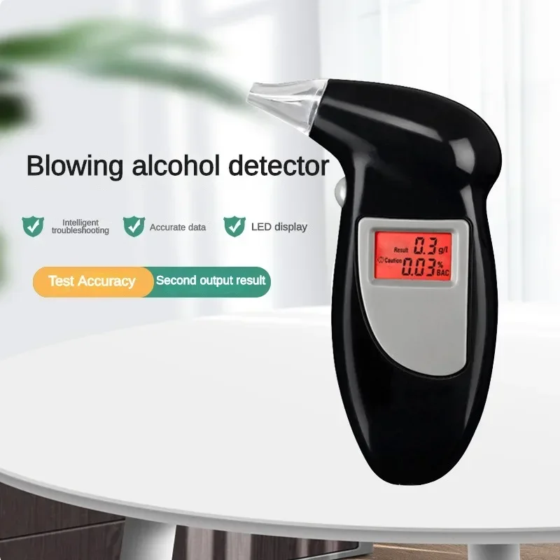 

Birds Beak Vehicle Breathalyzer Blowing Digital Display Detector For Vehicle Portable Drink-driving Breathalyzer