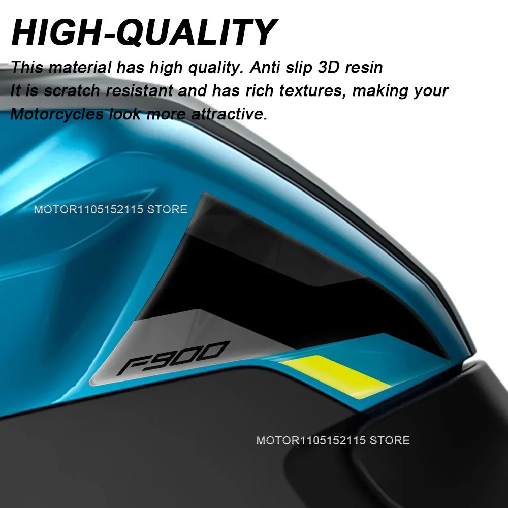 F900R 2025 Motorcycle Accessori Fuel Tank Pad 3D Sticker Knee Grip Traction Protector Decals for F 900 R f900r f 900r Sport 2025