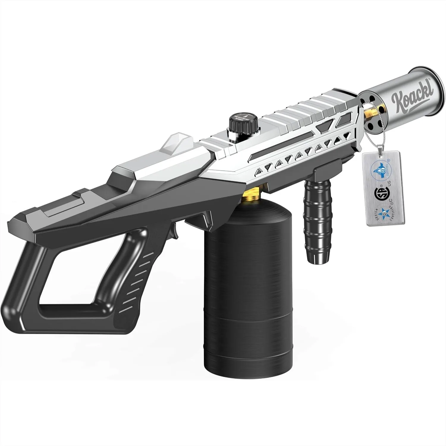 24 Inch Propane Torch Gun with Adjustable Flame for BBQ, Camping, Welding, and DIY - Instant Ignition, Ergonomic Grip