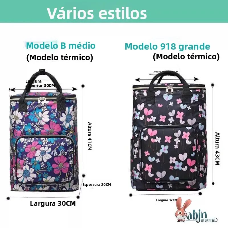 new-large-capacity-shopping-bag-with-handle-aluminum-foil-tin-paper-insulation-preservation-vegetable-buying-cloth-bag-shoppi