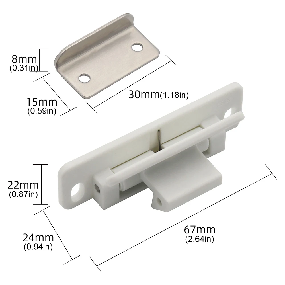 나일론 문짝 잠금 캐비닛 캐치 문짝 캐치 가정용 가구 캐비닛 잠금, 요트 선박 해양 가구 트레일러용