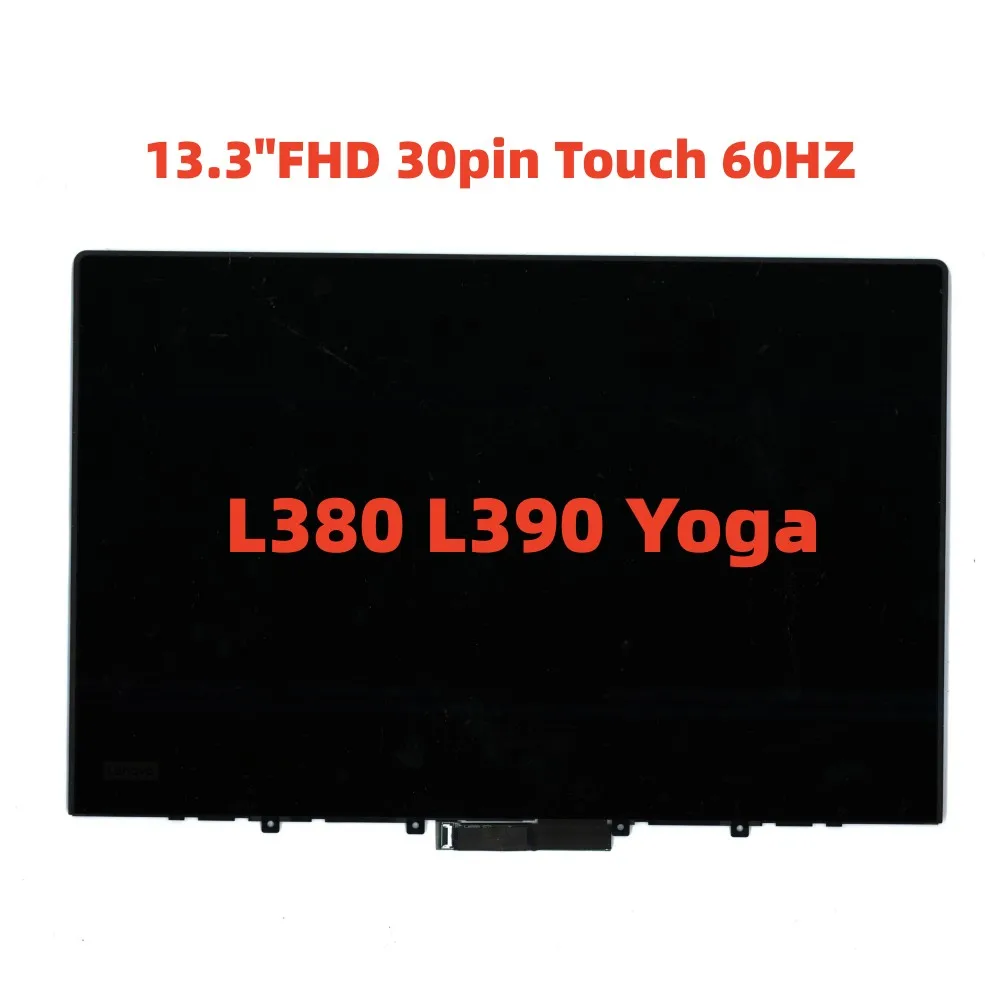 

For Thinkpad L380 L390 Yoga LCD Laptop 20NR 20NS 20NT 20NU 13.3"FHD 30pin Touch 60HZ NV133FHM-N5A M133NWF4 LP133WF4 5M11A17650