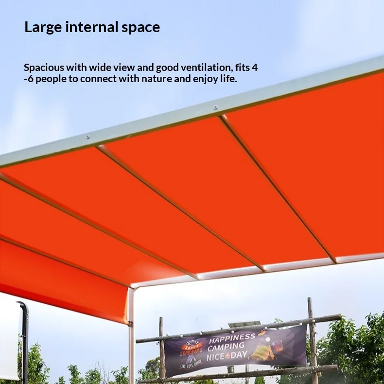 Wholesale high-end cost-effective garden shade removable awning removable sun tracking system for patio backyard