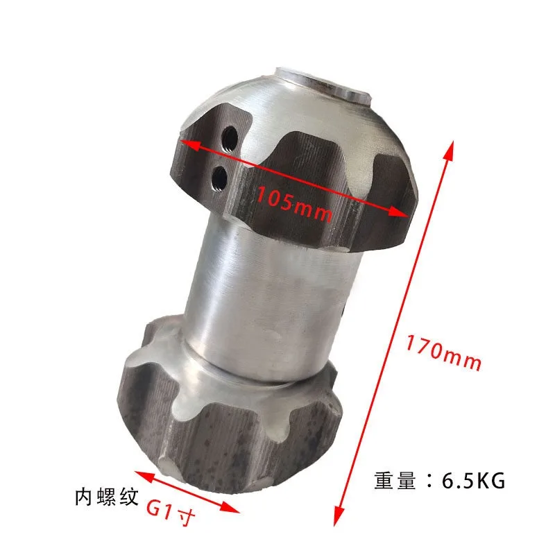 

3000PSI Stainless Steel Fast Rotate Vibrating Sewer Nozzle for Drain Cleaning