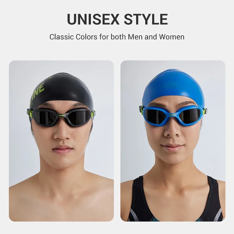 Adult Sports Swimming Goggles Professional Optical Lens Anti Fog HD Waterproof Swimming Eyewear Big Frame Pool Glasses