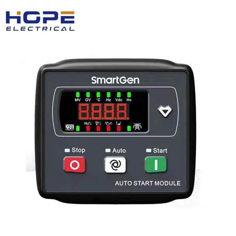 

Smartgen MGC120 Small Genset Controller LED Display Auto Start Stop ATS Switching Control Panel Gasoline Generator Set Par