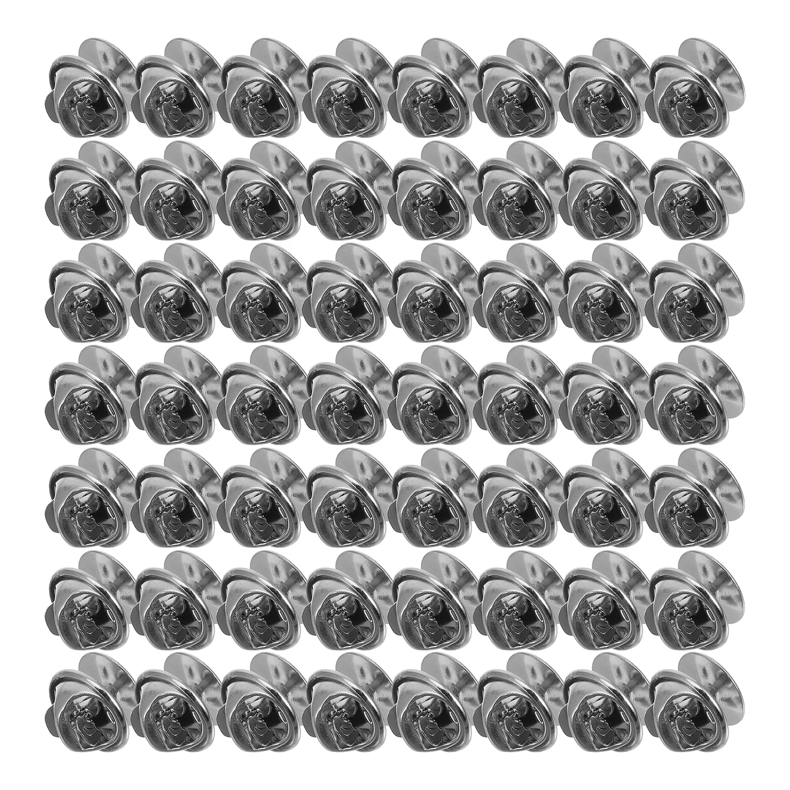 

150 Sets Butterfly Hat Pin Backs 10mm Nickel Base Brooch Clutch Metal Caps Badge Replacement DIY Craft Jewelry Making Smooth