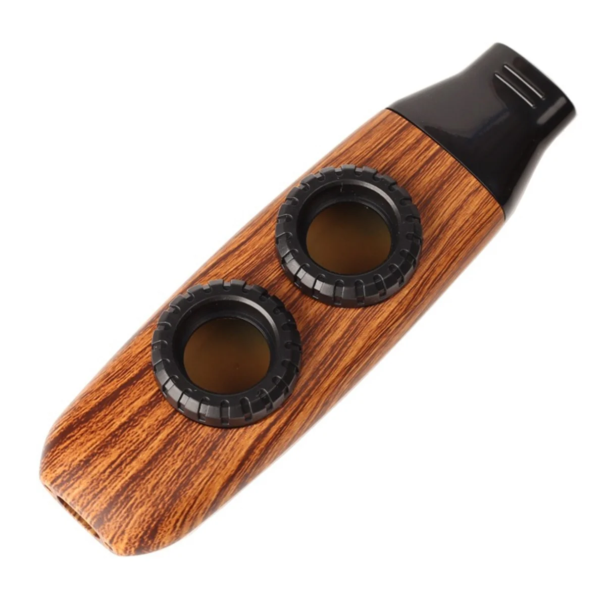 Double Hole Design Kazoo Double Membrane Kazoo Accompaniment Ukulele Guitar Violin Portable Musical Instrument-A