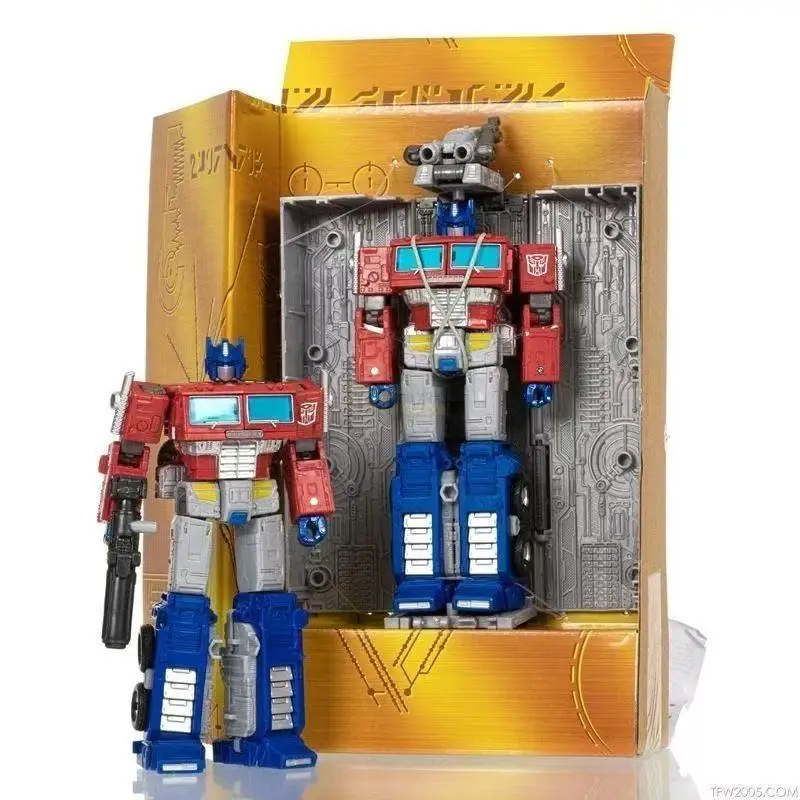 Nuovo inventario Kit garage per giocattoli animati Transformer G1 Optimus Prime ‌ Art Toy festival regalo studio di personaggi anime modello di raccolta
