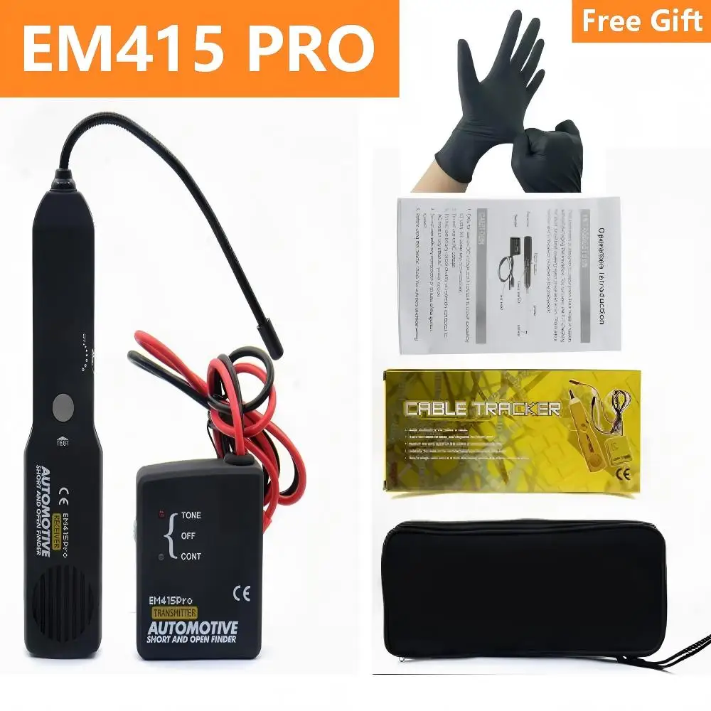 

Circuit Breaker Finder Wire Tracer Circuit Tracer Cable Tracker Electrical Automotive Short and Open Finder Repair Tool EM415