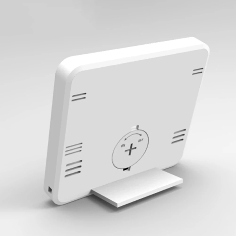 

2Pcs Electronic Indoor Thermometer Ultra-Thin Digital Hygrometer Time Display Home Office Bedroom Use Indoor Thermometer