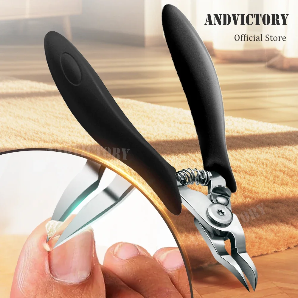

1Pcs Toenail Clippers for Thick Ingrown Toenails Large Handle Stainless Steel Nail Clipper Cutters Pedicure Tools