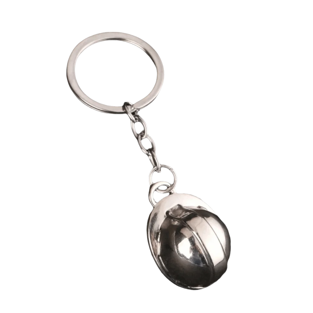 Key Ring Funny Safety Helmet Keychain Creative Ornaments Hard Hat Pendant Mini Friendship Bag Hanging Gifts