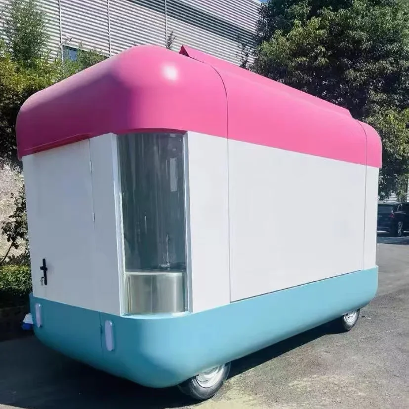 Customized Catering And Food Tortilla Trailer Mobile Kitchen Pizza Coffee Cart Ice Cream Barbecue Truck Mobile Food Kiosk