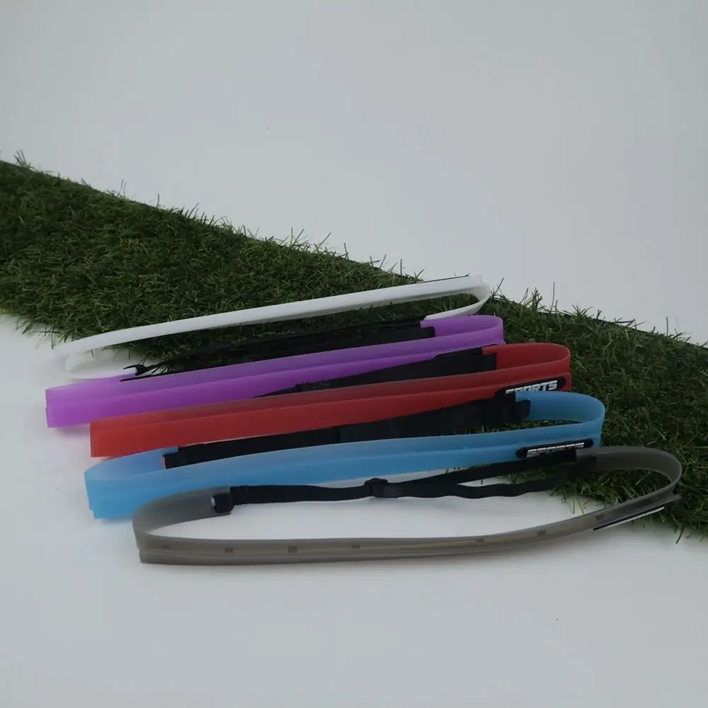 Replacement Non-Slip Sports Headband Elastic Adjustable Sweatband Soft Silicone Headband
