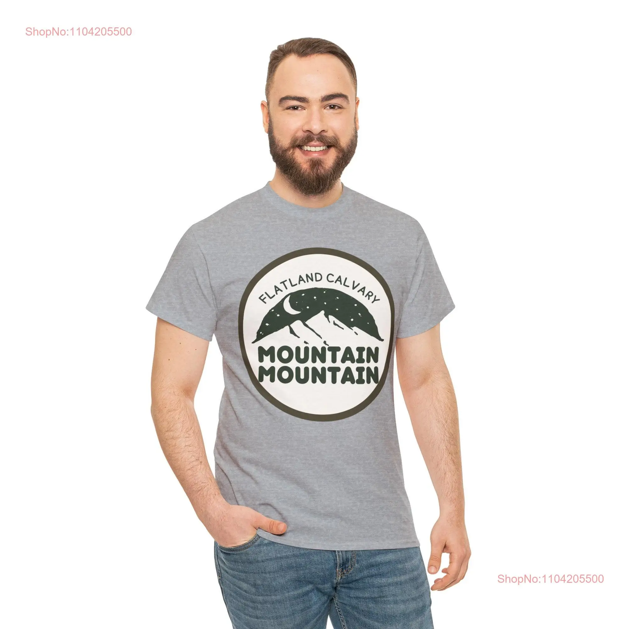 Мужская футболка Flatland Calvary Mountain с длинными или короткими рукавами