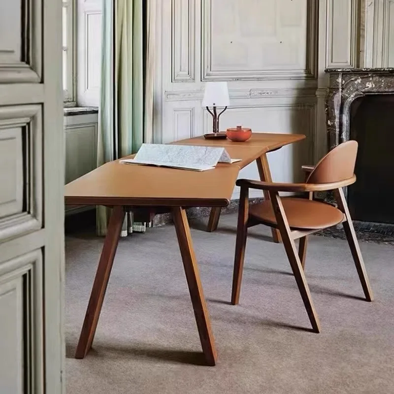 

Customizable North American Walnut Desk