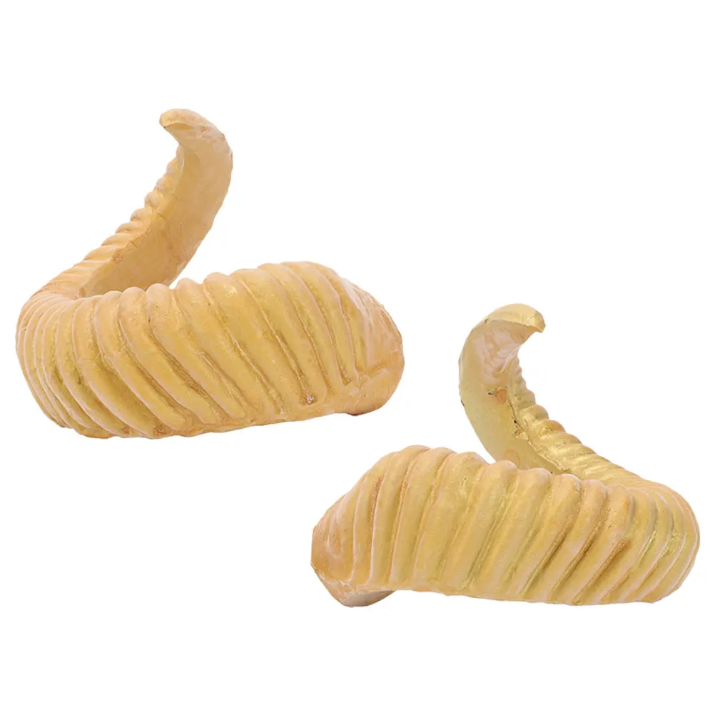 

1 Pair 9CM White DIY Sheep Horns Headband Plastic Halloween Hair Decors Cosplay Headdresses Party Props Goat Horns