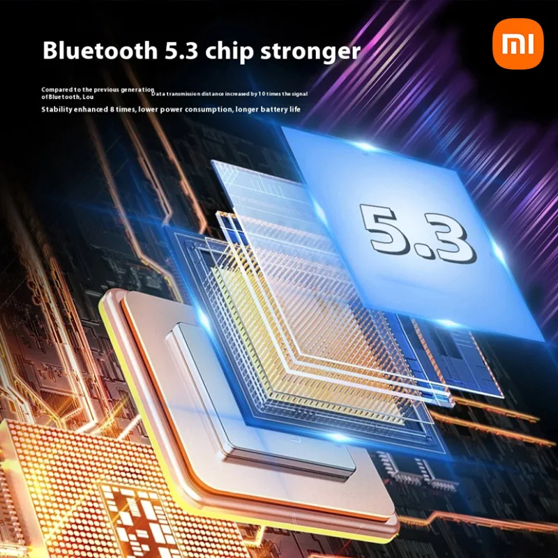 Xiaomi bluetooth 5,3 kopfhörer M90-1 wasserdichte drahtlose ohrhörer 9d sound sport headset tws kopfhörer mit mikrofon für android ios