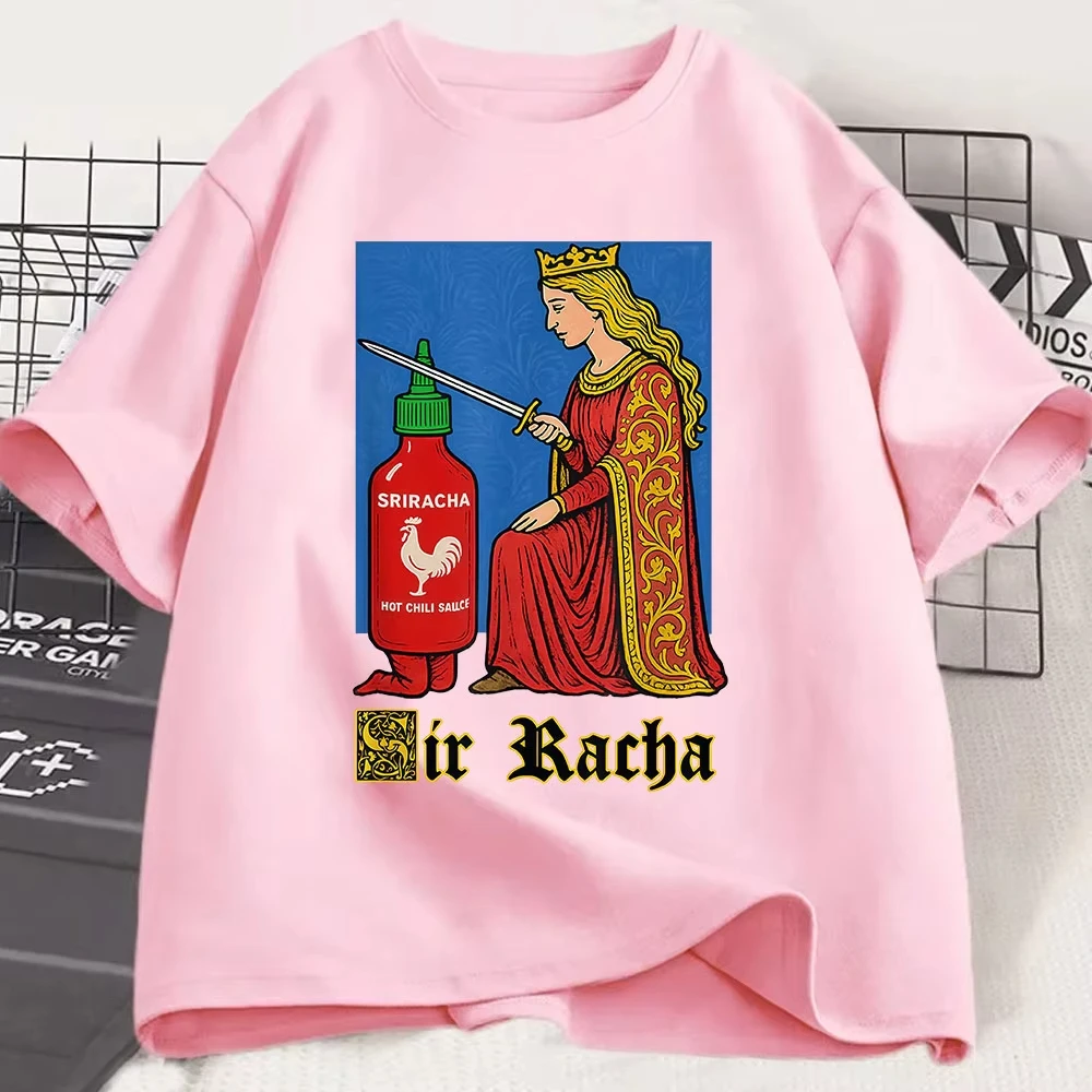 Camiseta con el divertido patón de salsa de Chile de Sir Rachel camiseta عادية الفقرة موخيريس