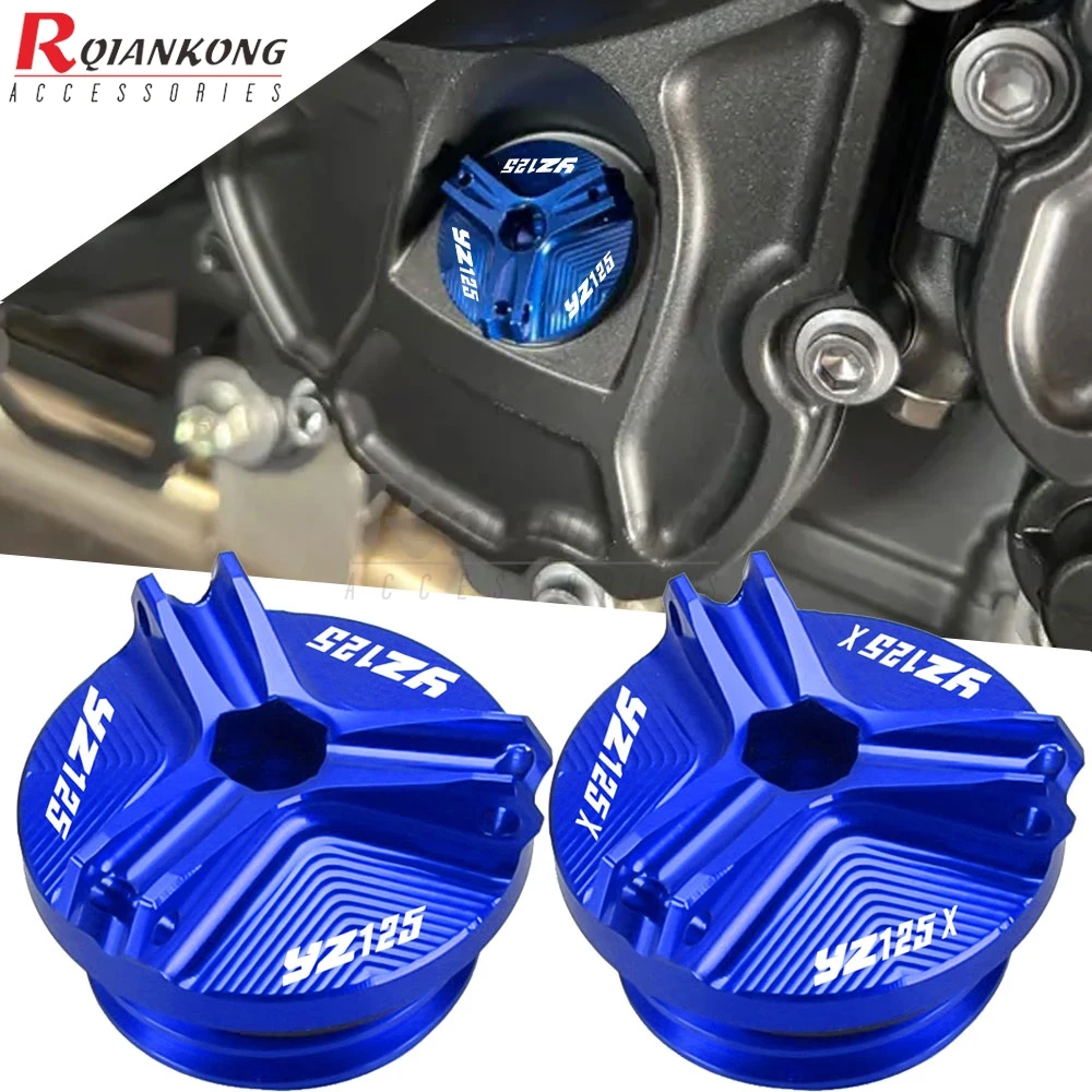 

M19*2.5 Motorcycle CNC Aluminum Oil Filter Cup Engine Plug Covers FOR YAMAHA YZ125 1997-2025 YZ125X YZ 125 125X 2017-2024 2025
