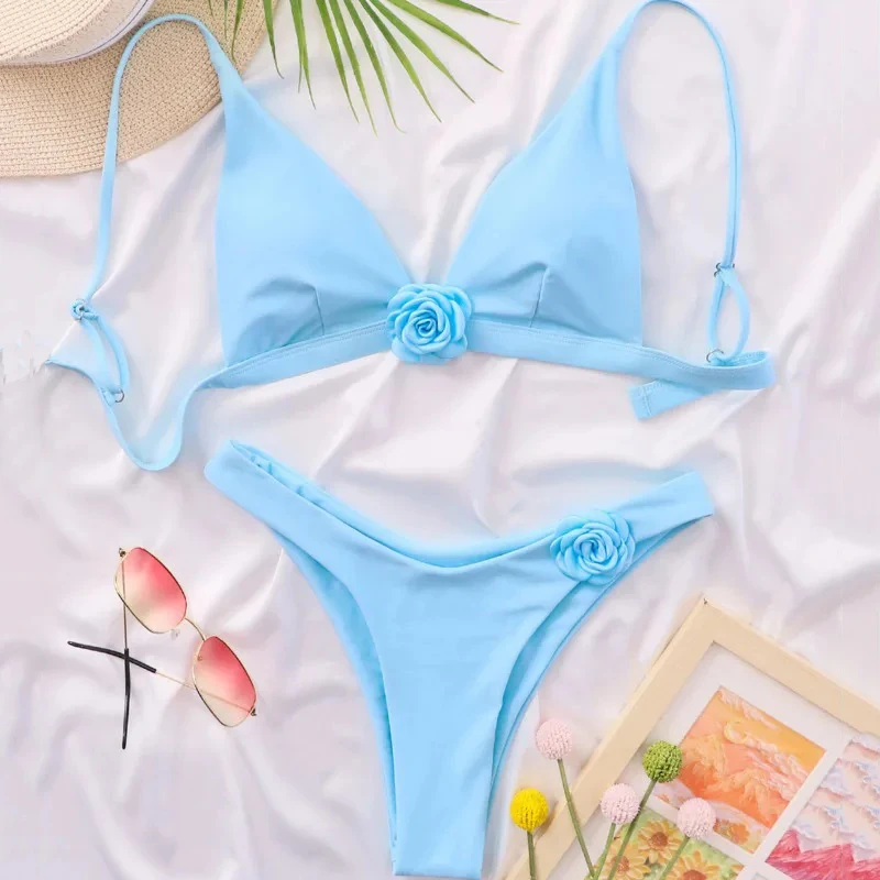 Estate Sexy Bikini Costumi da bagno Donna Costumi da bagno Push Up Spiaggia femminile Costumi da bagno Costumi da bagno Bikini brasiliano Set Piscina Bagnante 2025