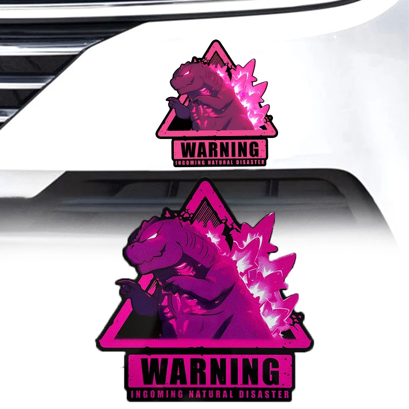 

1PC JDM Motorcycle Stickers I Ngoming Natural Disaster Warning Vinyl Decals for Scooter Body Motorbike Fuel Tank Front Fairing