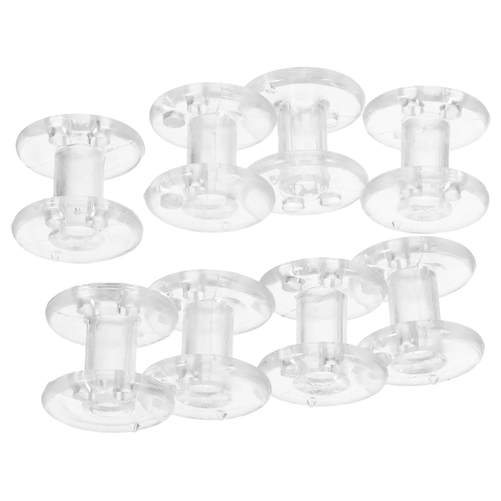 8Pcs Clear Plastic Pleated Shade Blind Tensioner Hold Down Spools Cord Retainer Spools Sturdy Curtain Parts Window Covering