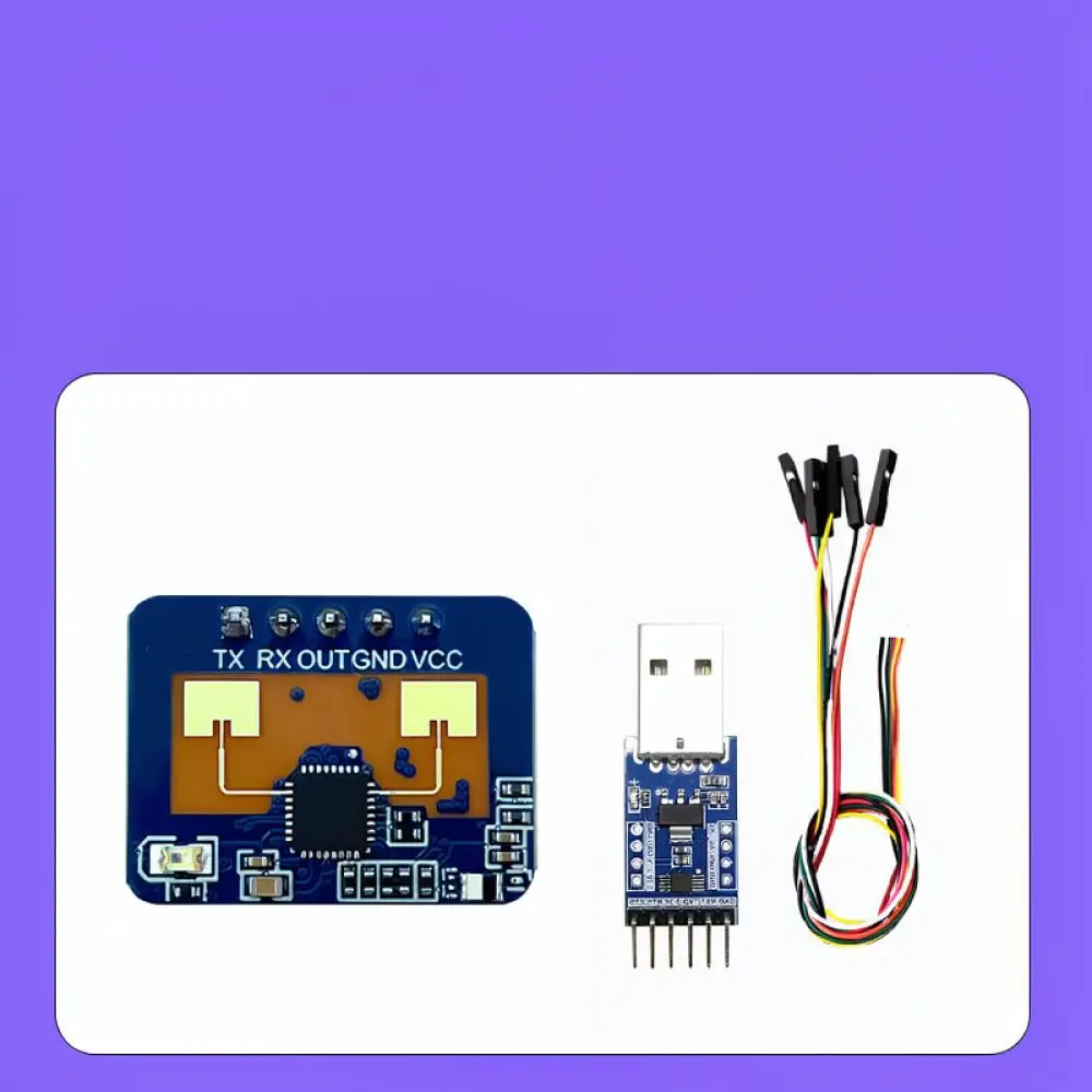 For For HiLink LD2410C 24GHz Radar Sensing Module Non Contact Human Body Presence Detection Smart Office Lighting Control Device