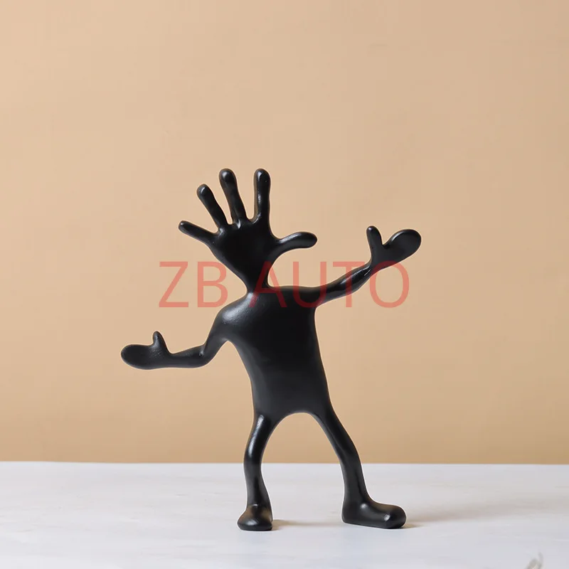 Cute cartoon abstract resin ornaments home model room sales office children's room entrance bookcase wine cabinet decorations