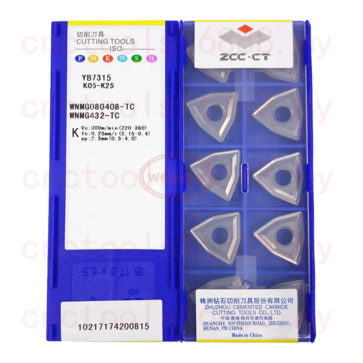 

ZCC.CT WNMG080404 WNMG080408 WNMG080412 YB7315 YB7310 Carbide Insert WNMG Inserts