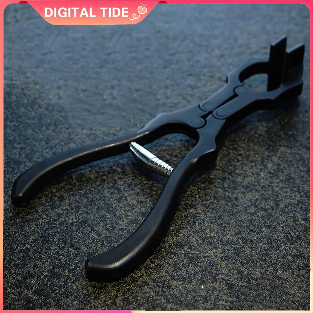 Handmade Leather Goods Special Flat Nose Pliers Alloy Steel Leather Edge Clamping Fixing Tools DIY Leather Craft Parallel Pliers