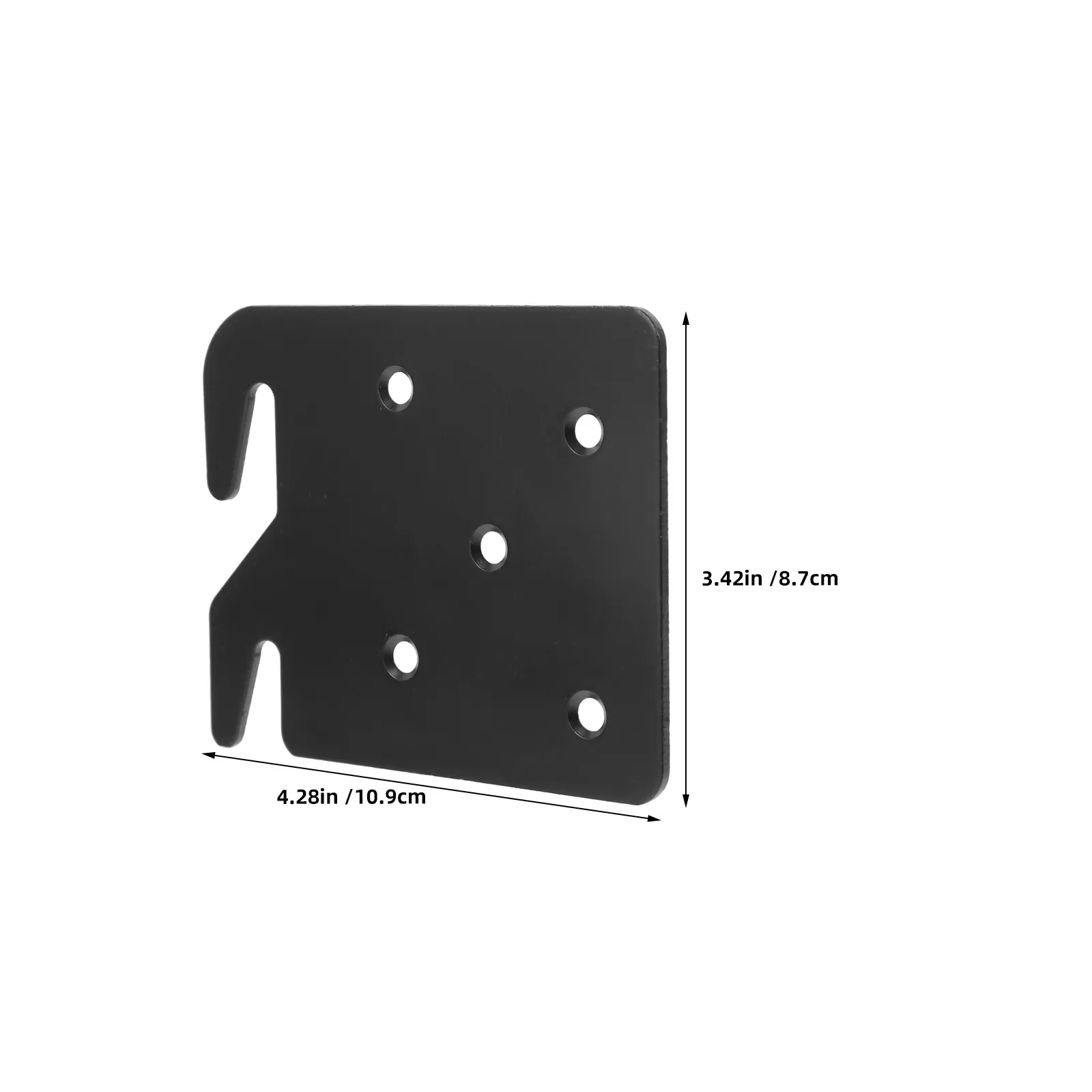 2Pcs Heavy Duty Bed Rail Hook Plates Flat Headboard Brackets for Bed Frame Replacement Metal Hardware Hook on Headboard Bracket