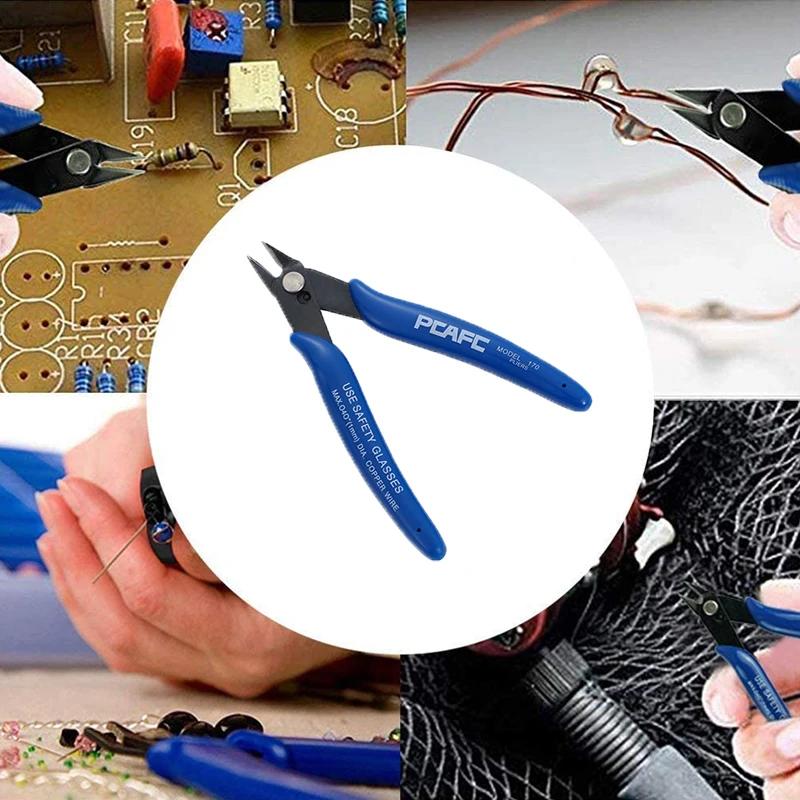 1/2pc Multi Functional Pliers Diagonal Pliers Wire Plier Stripping Pliers Cutting Plier Wire Cable Cutter Side Flush Pliers Tool