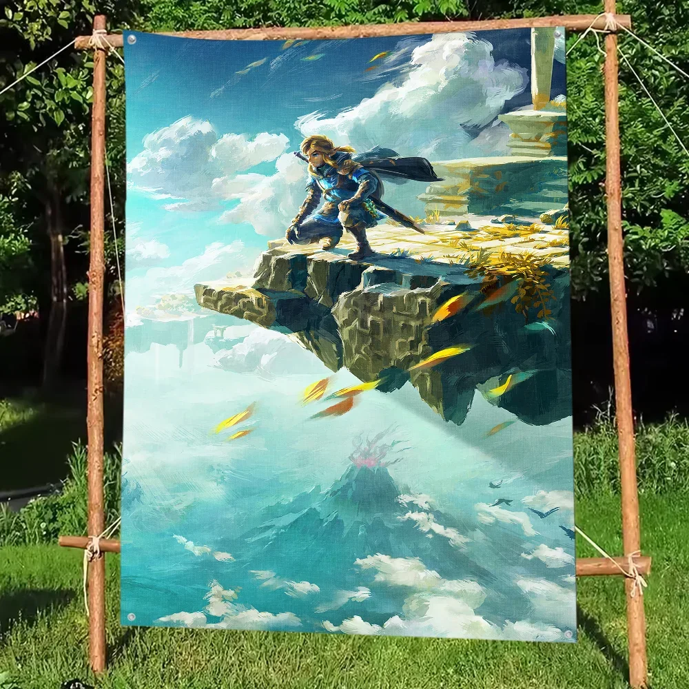 

Game Z-ZeldAS Tears of Kindom Flag DIY Flag For Family Group Party Living Room Home Dorm Decor Wall Art Decor Banner