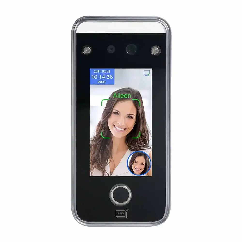 Wifi Face Recognition Camera Biometric Device Fingerprint Time Clock Time Recording Access Control