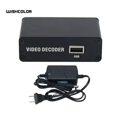 Wishcolor H.265 Network Video Decoder RTMP HDMI-compatible HD 1080P IPTV Decoder with USB Decoding RTSP 4K H.264
