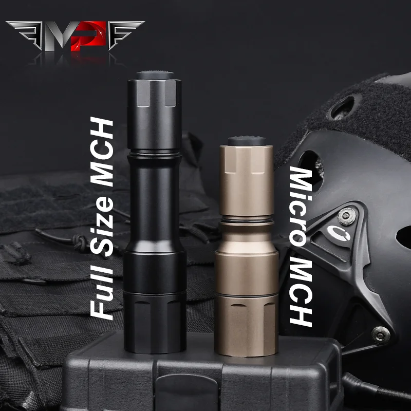 tactical Metal MCH 1.0 flashlights 1000Lum Output an be used toAirsoft  and Helmet glock 17 Hight qulity Light ﻿