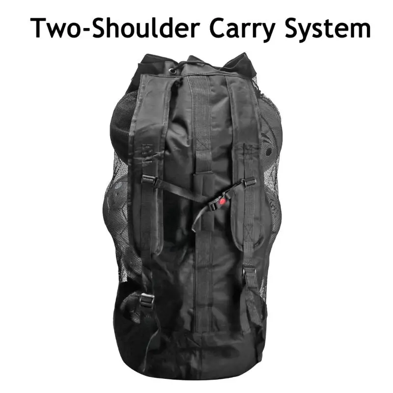 652F Robuster Mesh-Sportballrucksack, große Mesh-Balltaschen mit Schultergurt