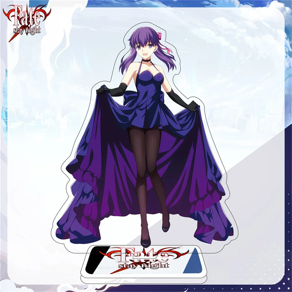 11PCS Charm Anime Fate 15cm Acrylic Stand Model Cosplay Characters Ornament  Accessories Goods Collection Gifts - Image 4