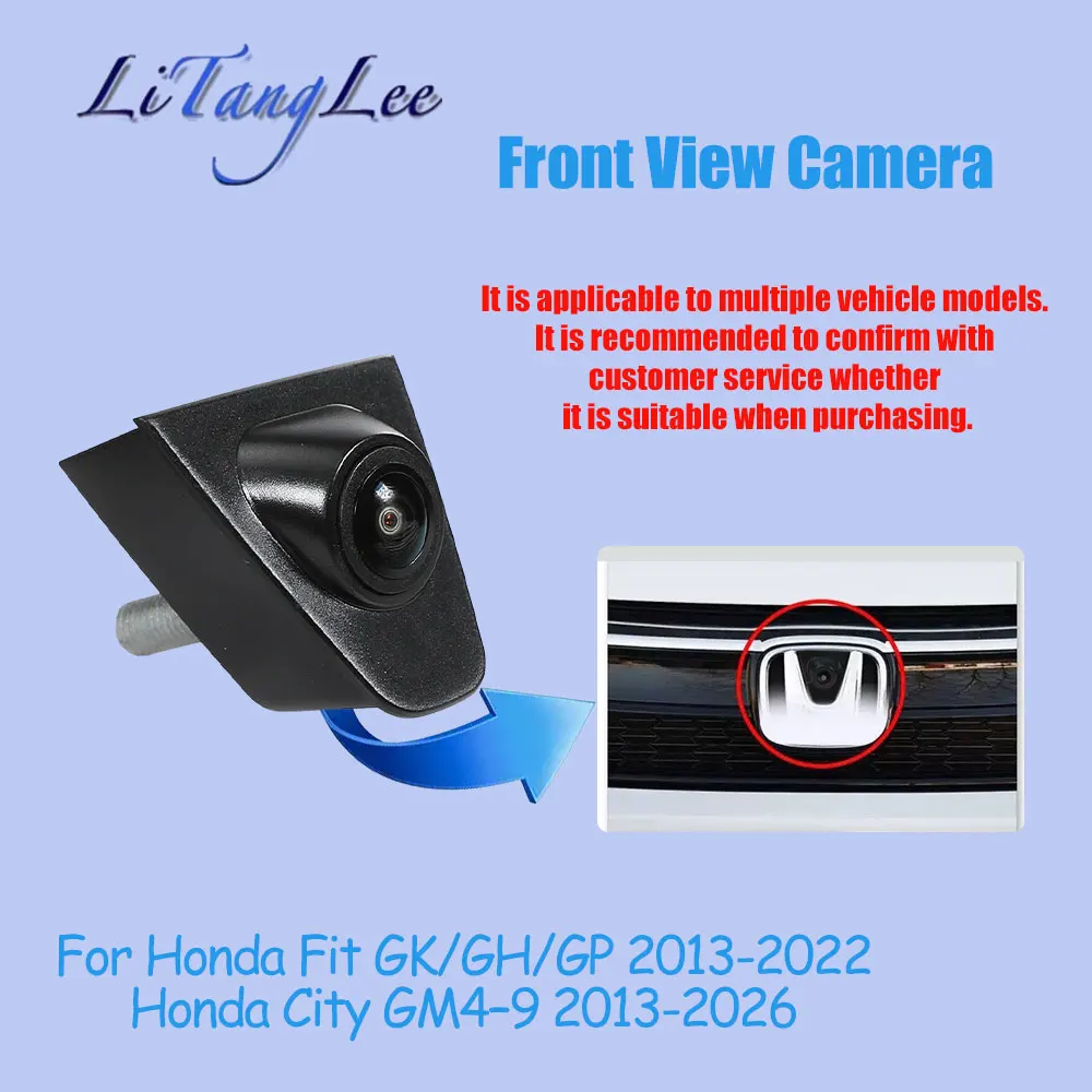 

Для Honda Fit GK/GH/GP City GM4-9 передняя камера с логотипом ночного видения HD водонепроницаемая широкоугольная парковка для слепых зон