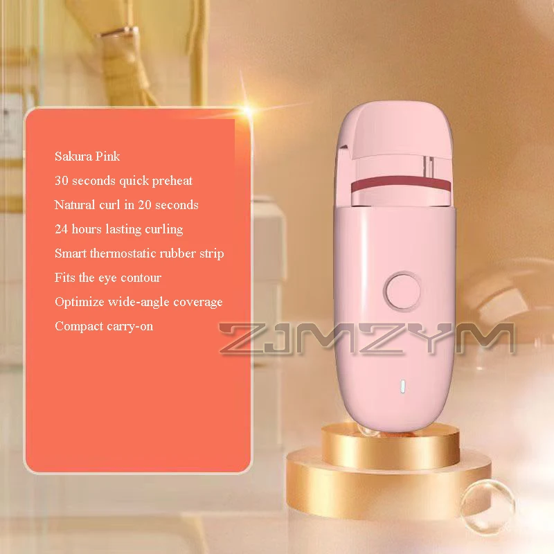 400mAh Electric Eyelash Curler กันน้ํา Anti-Scalding Long-Lasting Lash เครื่องมือ Fast Pre-ความร้อนชาร์จอุปกรณ์แต่งหน้า