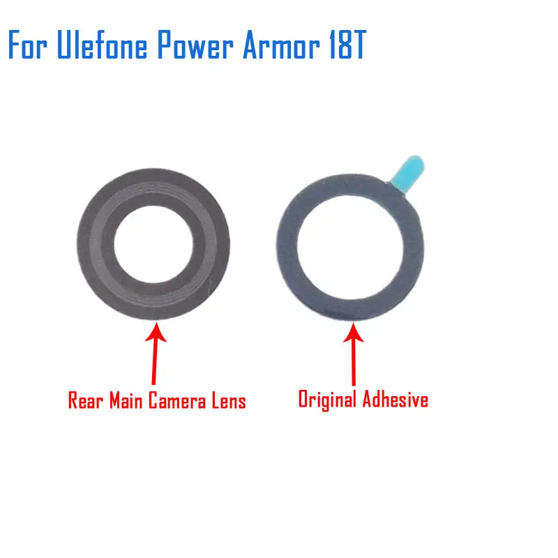 Ulefone Power Armor 18T Back Camera Lens New Original Rear Main+Sub Camera Lens Glass Cover For Ulefone Power Armor 18T Phone